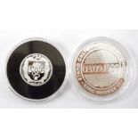 Silver proof Isle of Man, 95th birthday of Her Majesty the Queen sovereign 2021 with Bailliewick