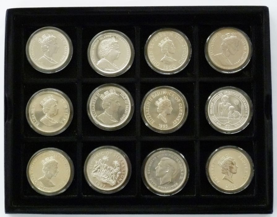 Three boxes of Westminster with commemorative crowns and one Victoria 1892, 56 in total - Image 6 of 6
