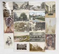 Quantity early 20th century postcards of Gloucestershire, to include Cheltenham, Stow-on-the-Wold,