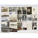 Collection of postcards of military and wartime interest, 80 approx.