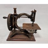 Late 19th century 'Shakespeare' sewing machine by the Royal Sewing Machine Company, Birmingham, on