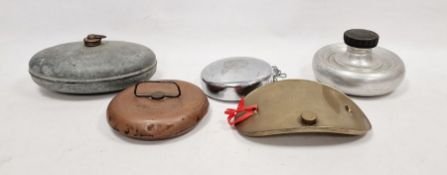 Various vintage hot water bottles/bed warmers to include one galvanised iron labelled Frankenia,
