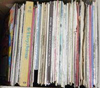Collection of LPs and 45 singles, mostly easy listening and film musical soundtracks,  but including