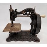Late 19th century Newton Wilson 'Princess of Wales' sewing machine, c.1870's, serial number 62515,