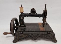 Late 19th century 'Atlas A' made in Brunswick sewing machine for the Atlas Sewing Machine Company