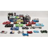 Large collection of Mainly loose Burago, Corgi, Onyx, NewRay, Maisto model diecast cars to include