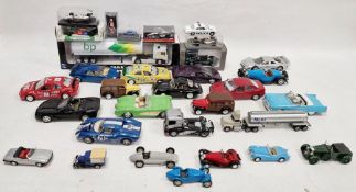 Large collection of Mainly loose Burago, Corgi, Onyx, NewRay, Maisto model diecast cars to include