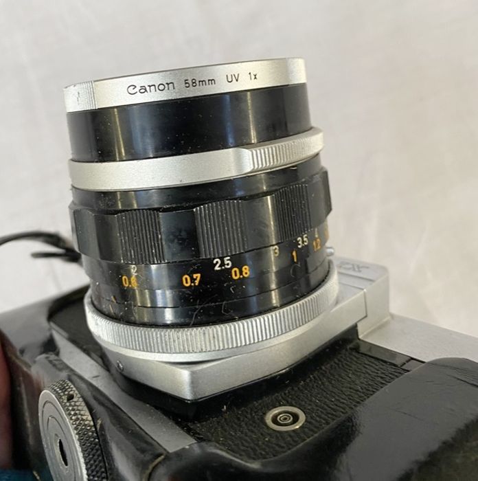 Zenit EM camera, cased, a Contax 139 quartz camera with Yashica lens, a Canon Pellix camera, no. - Image 11 of 11