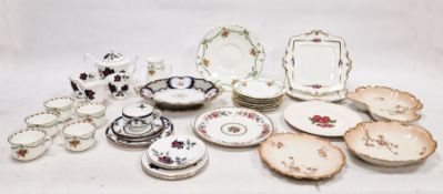 Royal Worcester 'Rosemary' pattern cup and saucer RD No.700518, a Royal Albert part tea service