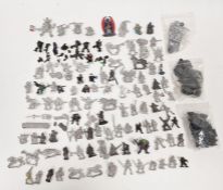 Large collection of vintage mostly lead Games Workshop mainly unpainted figures to include Judge
