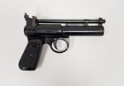 Webley & Scott, Birmingham 'Junior' Mk II .177 air pistol, batch number 555, two pin trigger unit