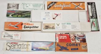 Large collection of mainly KeilKraft boxed model airplane construction kits to include KeilKraft
