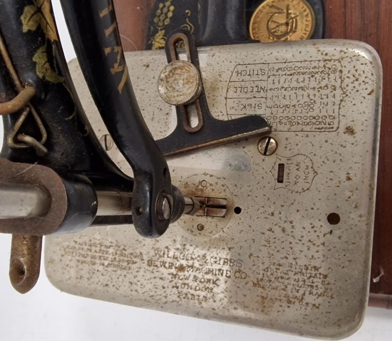 Late 19th century 'Willcox & Gibbs' sewing machine - Image 2 of 3