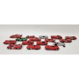 Quantity of playworn diecast model cars to include Brumm Ferrari 330p4 #3, Brumm R196 Ferrari 555