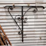 Cast iron bracket for a hanging sign, 70cm extending x 66cm
