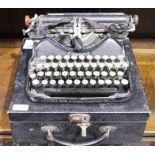 Vintage Corona typewriter with case