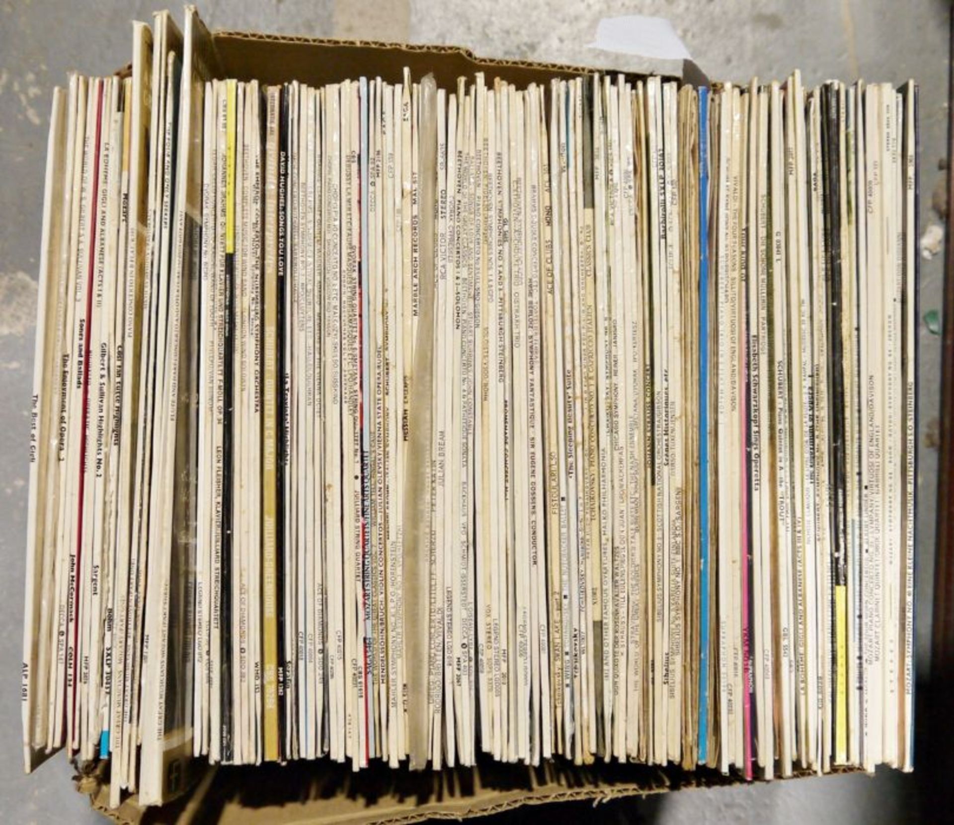 Collection of classical vinyl LPs