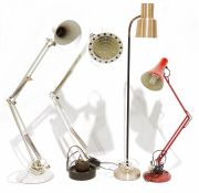 Three anglepoise lamps and one further lamp (4)