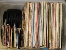 Large quantity of LPs and 45s to include Dean Martin, Satchmo, Dolly Parton, Bing Crosby, Dexys