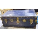 Vintage 'Watajoy, London' steamer/travel trunk