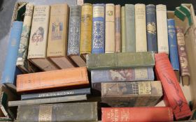 Quantity of Victorian and Edwardian decorative clothbound fiction & children's books, the majority