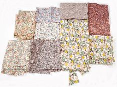 Vintage Liberty and other fabrics to include Liberty daisy and dot fabric (90cm wide x 2.9m