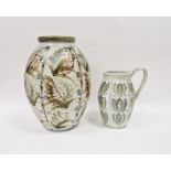 Glyn Colledge (1922-2000) for Denby 'Glynbourne' range large stoneware vase of ovoid form with