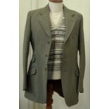 Pair of gentleman's tweed, plus fours, shooting breeches, a Fairile tank top, a tweed hacking