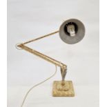 Herbert Terry & Sons anglepoise lamp, gilt rag rolled finish, 87cm high approx.
