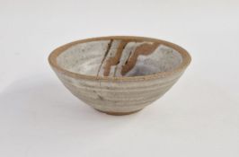 John Maltby (1936-2020) for Stonehill Pottery, small stoneware bowl with grey speckled glaze and wax