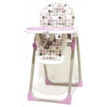 Argos Cuggl baby's adjustable highchair washable cushion seat and tray
