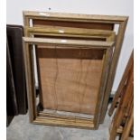 Three moulded wooden picture frames (3)