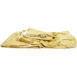 Pair of mustard colour lined and interlined curtains (1 bag)Condition ReportDimensions of one