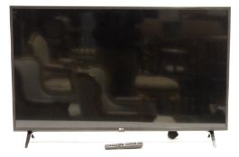 L G Flatscreen Smart television , 4g , 43 inch with instructions and remote