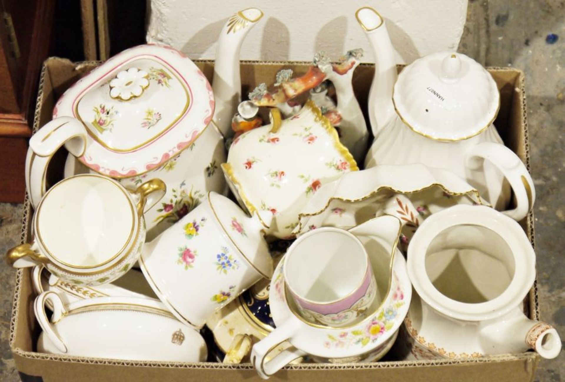 Assorted ceramics to include Masons Ironstone Mandalay jug, cream and pink lustreware plates and - Image 2 of 3