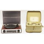 Turntable/record player, a radiogram in two pieces, movie/slide projector , a Halina Viewer and