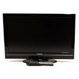 Toshiba flat screen TV , 21 inch with remote control