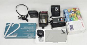 Sony Walkman WM-EX110, together with a selection of related items and cameras, including a JVC