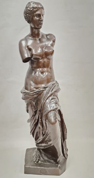 Bronze figure of the Venus De Milo, Barbedienne Foundry, 84cm highCondition ReportExtra photos