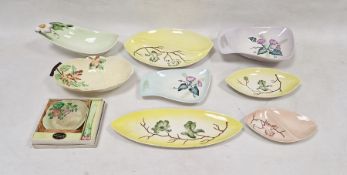 Collection of Carltonware and Crown Devon wares, circa 1930 and later, printed marks, including