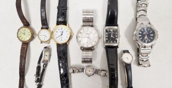 Collection of assorted ladies wristwatches, to include a wristwatch marked Omega, two continental