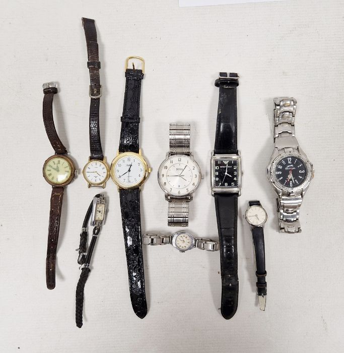 Collection of assorted ladies wristwatches, to include a wristwatch marked Omega, two continental - Image 2 of 2