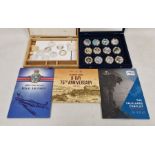 Collection of commemorative coins, mostly proof, to include Bradford Exchange the Normandy