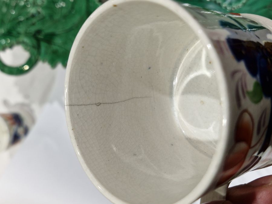 Collection of English pottery and porcelain coffee cans and small mugs, circa 1810 and later, - Image 11 of 13