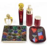 Three vintage perfume bottles/atomisers to include a Parfum d'Hermes, Lauren by Ralph Lauren perfume