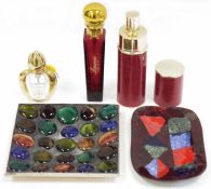 Three vintage perfume bottles/atomisers to include a Parfum d'Hermes, Lauren by Ralph Lauren perfume