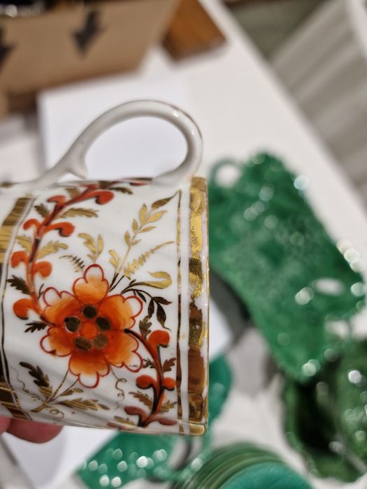 Collection of English pottery and porcelain coffee cans and small mugs, circa 1810 and later, - Image 5 of 13