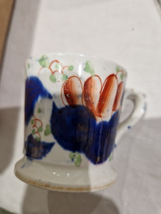 Collection of English pottery and porcelain coffee cans and small mugs, circa 1810 and later, - Image 8 of 13
