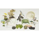 Assortment of collectables mostly relating to frogs and other animals, to include ceramic models,