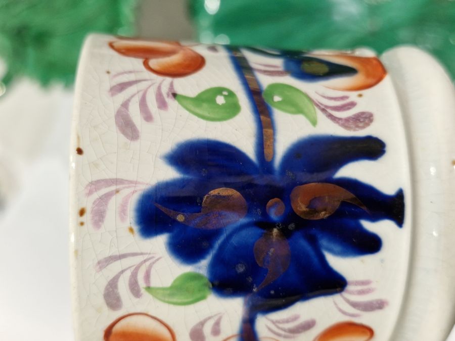 Collection of English pottery and porcelain coffee cans and small mugs, circa 1810 and later, - Image 10 of 13